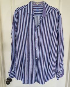 Men's Bugatchi Striped Long Sleeve Shirt